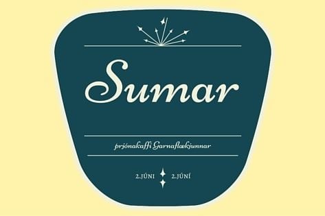 Sumarprjónakaffi