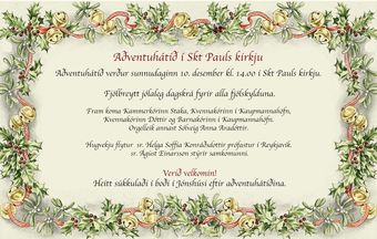 Aðventustund 2017